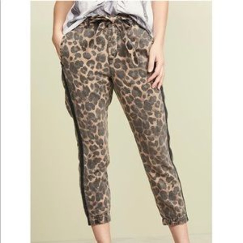 Pam and Gela Cheetah Stripe Jogger Pant